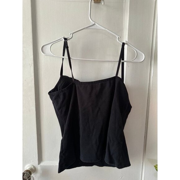 Basic Editions women’s size large black lace tank top - Picture 7 of 8